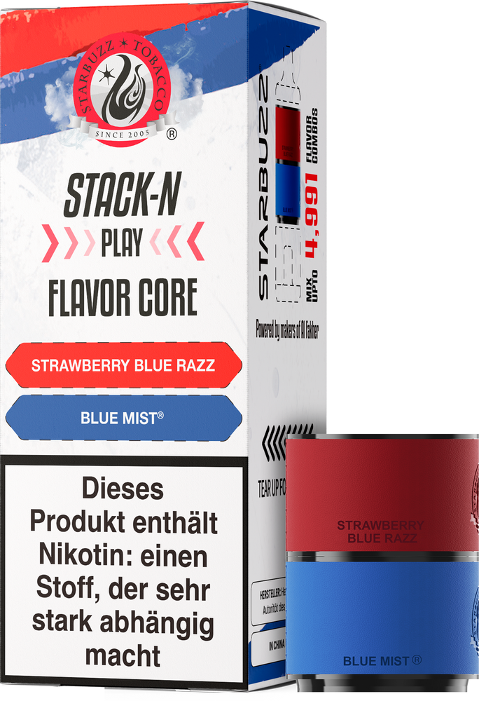 Star Buzz Pod Strawberry Blue Razz und Blue Mist - 2er Pack - 20mg