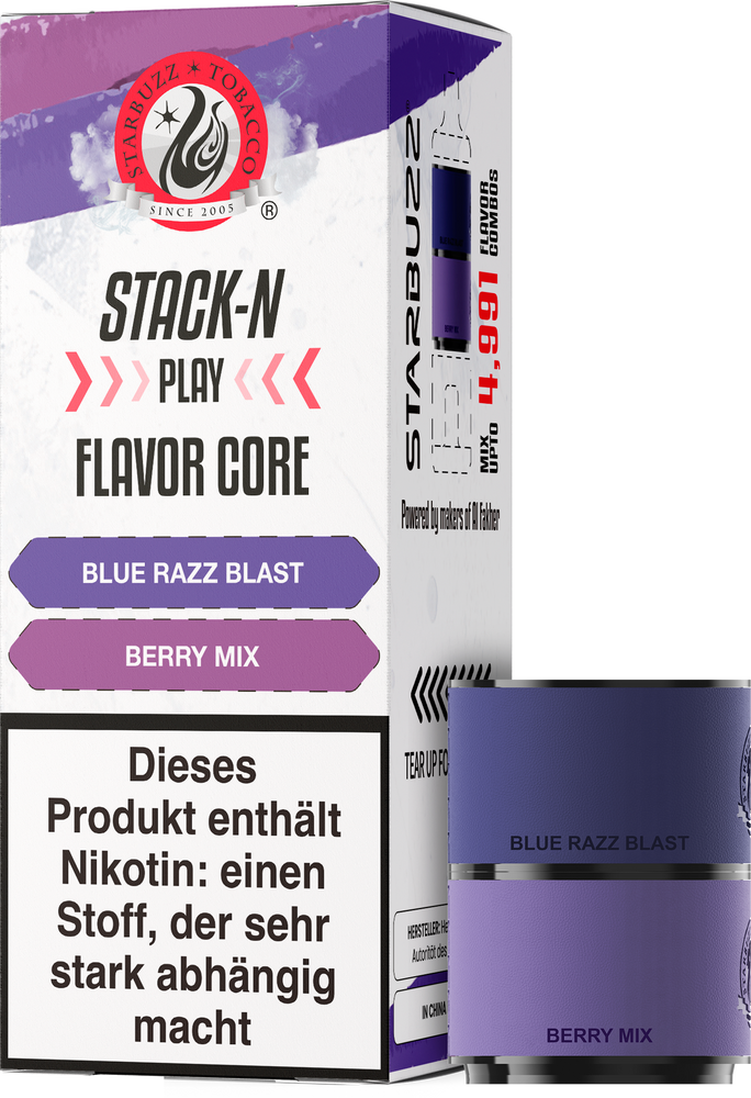 Star Buzz Pod 2er Pack 20mg Nikotinsalz – Alle Sorten | 2 Pods Premium Vape