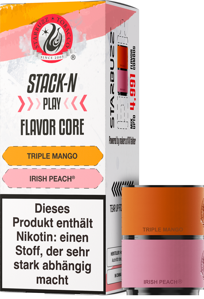 Star Buzz Pod Triple Mango und Irish Peach - 2er Pack - 20mg