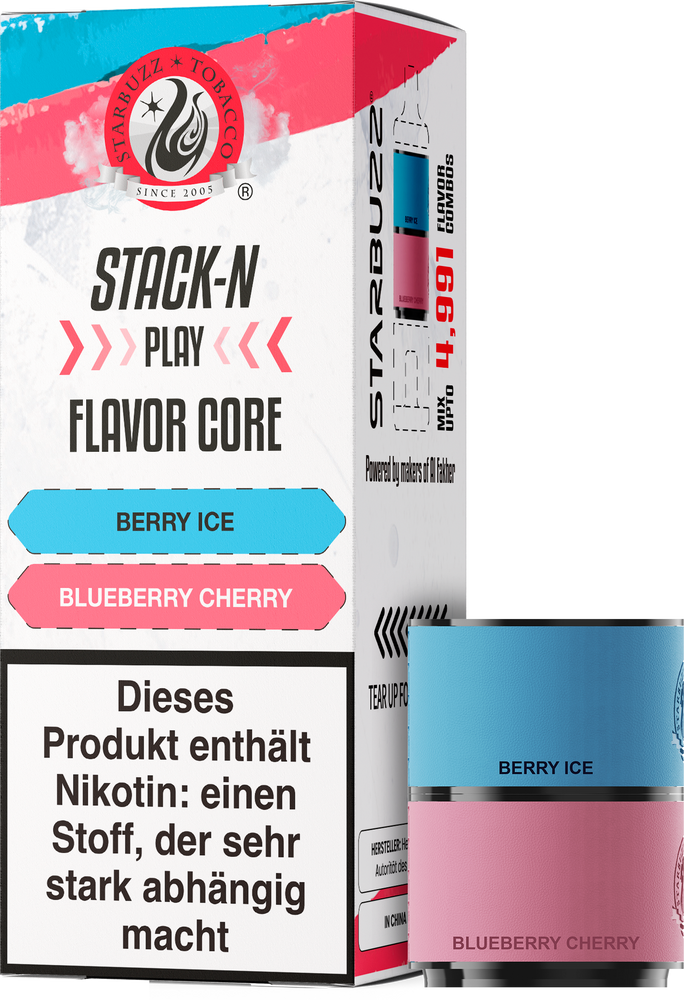 Star Buzz Pod Berry Ice und Blueberry Cherry - 2er Pack - 20mg